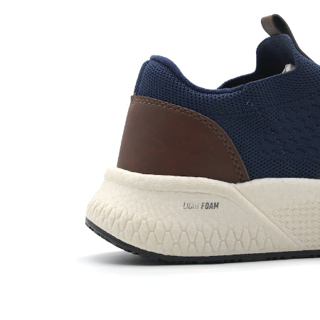 BR Lightfoam Navy Knit Slip-Ons – view 6