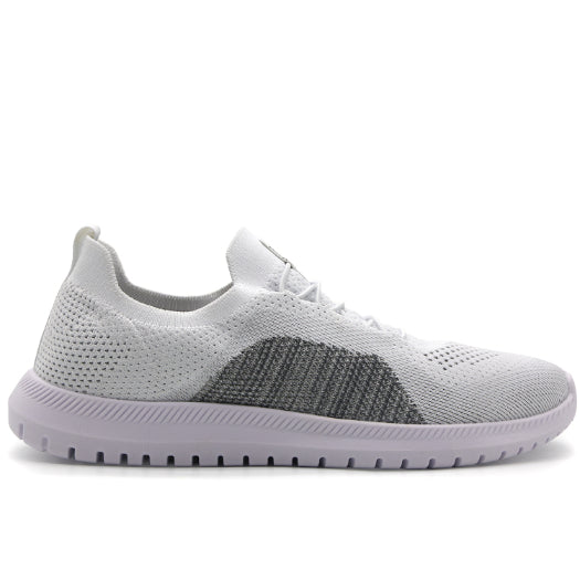 BR Actvitta White Knit Sneakers