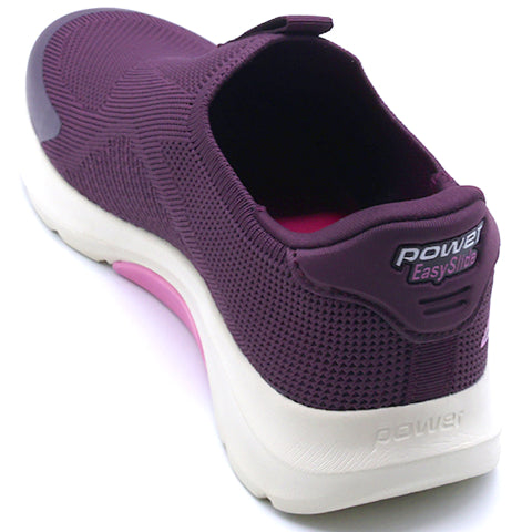 Power Stamina Arc 100 Burgundy Easy Slide Slip-Ons