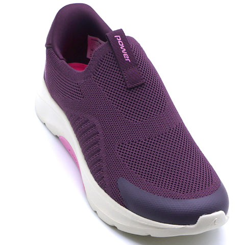 Power Stamina Arc 100 Burgundy Easy Slide Slip-Ons