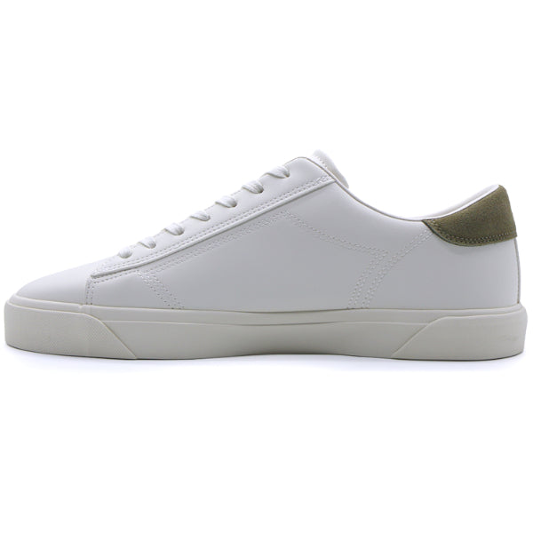 Bata Oslo White & Green Sneakers
