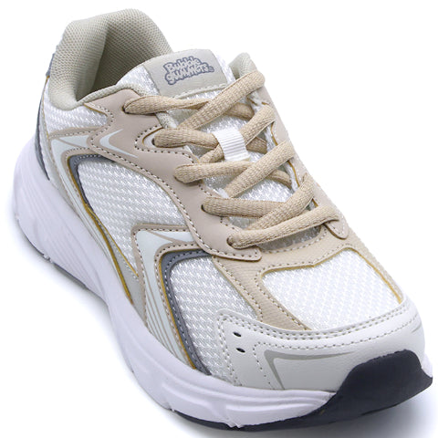 Youth Fountain Beige & Grey Sneakers