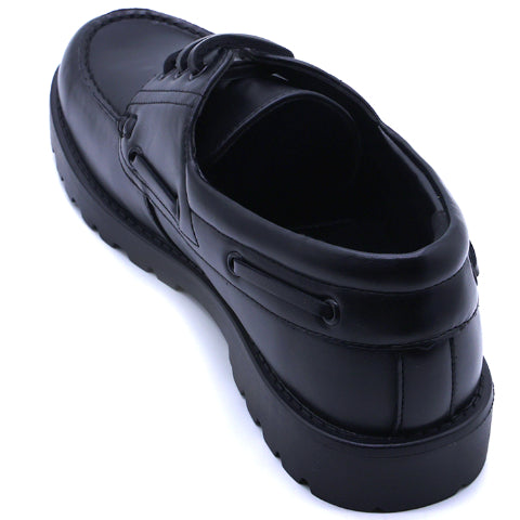 Magaluf Black Boat Shoes