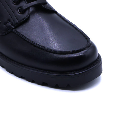 Magaluf Black Boat Shoes