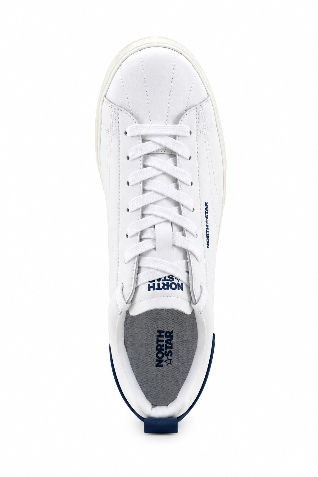 Northstar Court 76 White Navy Sneakers