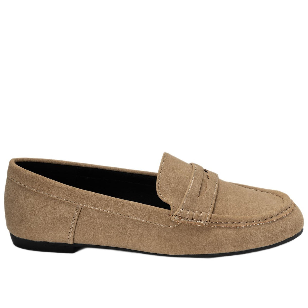 Virginia Tan Suede Loafers – view 1
