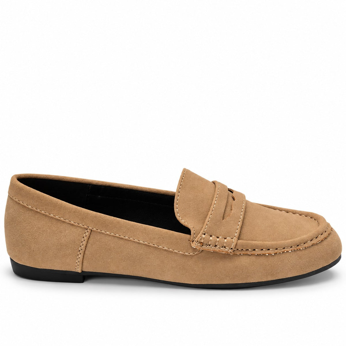 Virginia Tan Suede Loafers