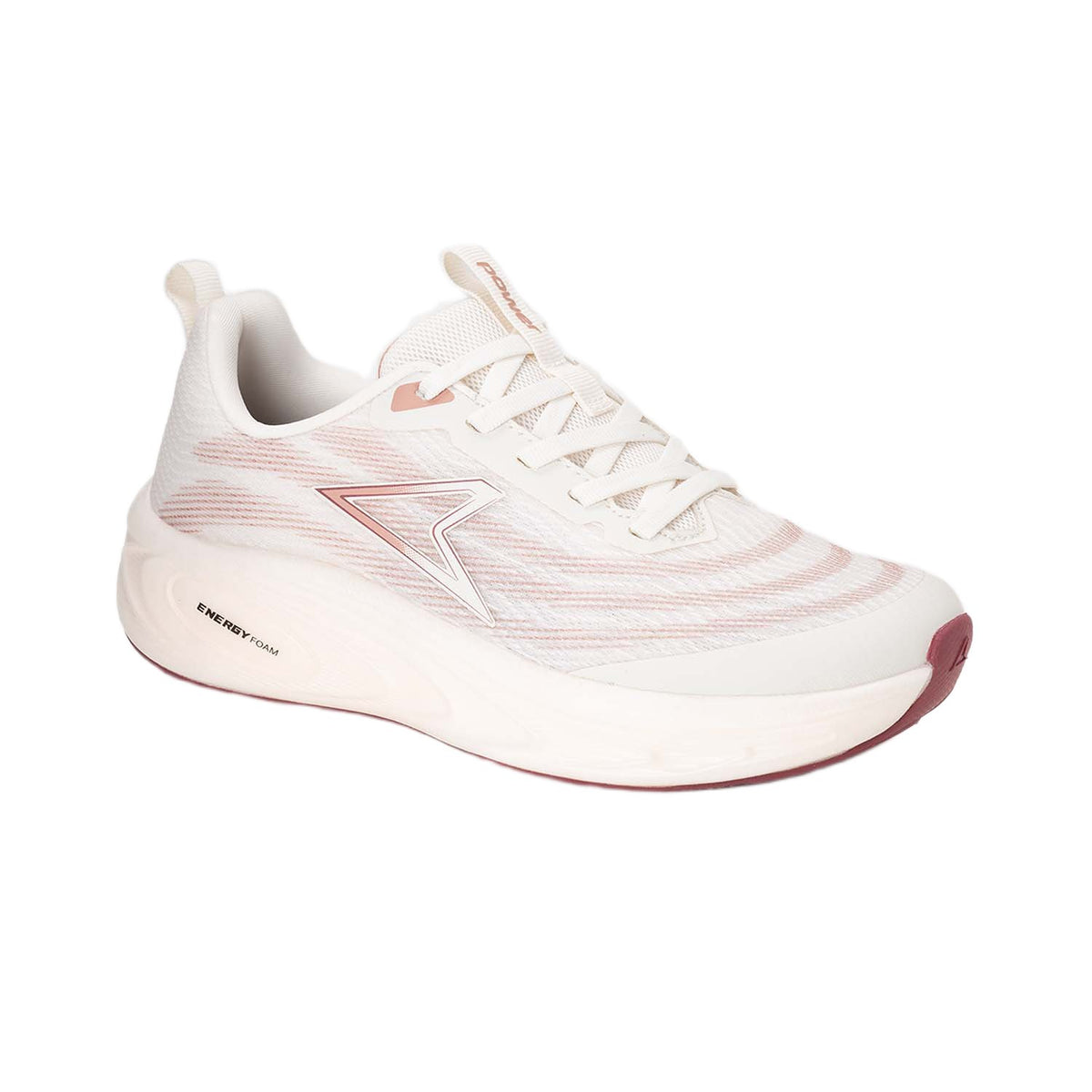 Power Energy Ripple Beige Red Runners – view 2