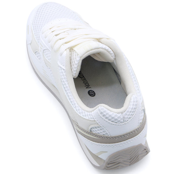 Northstar Beige Retro Trainers