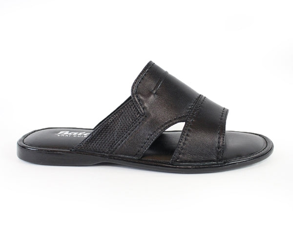 premium leather slides