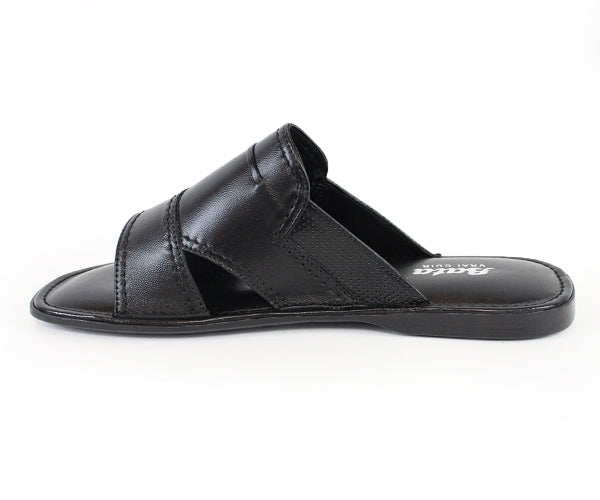 premium leather slides