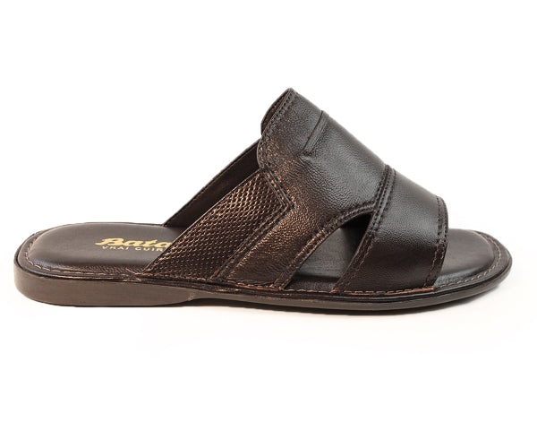 premium leather slides