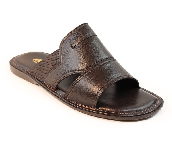 premium leather slides