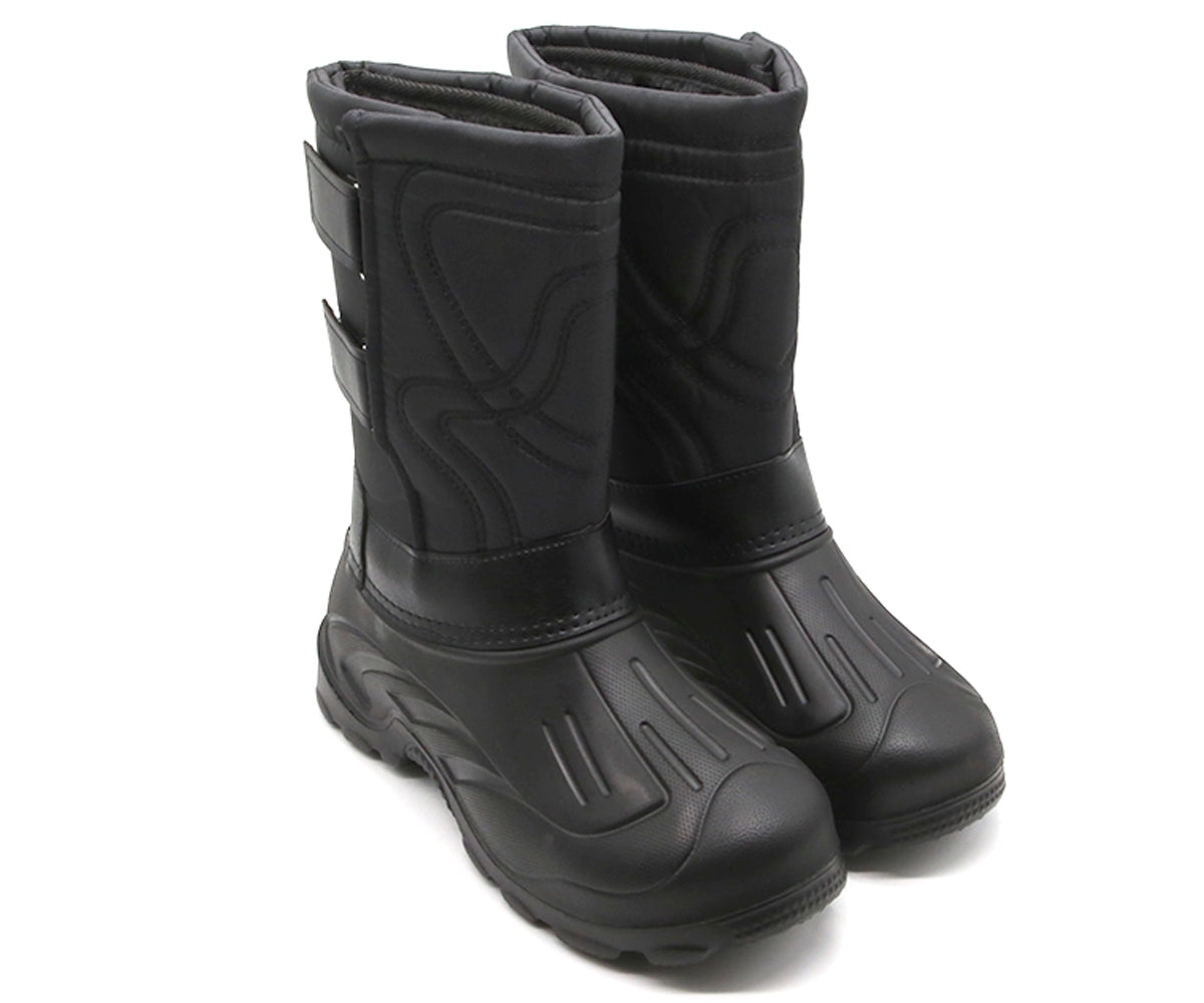 black snowboot
