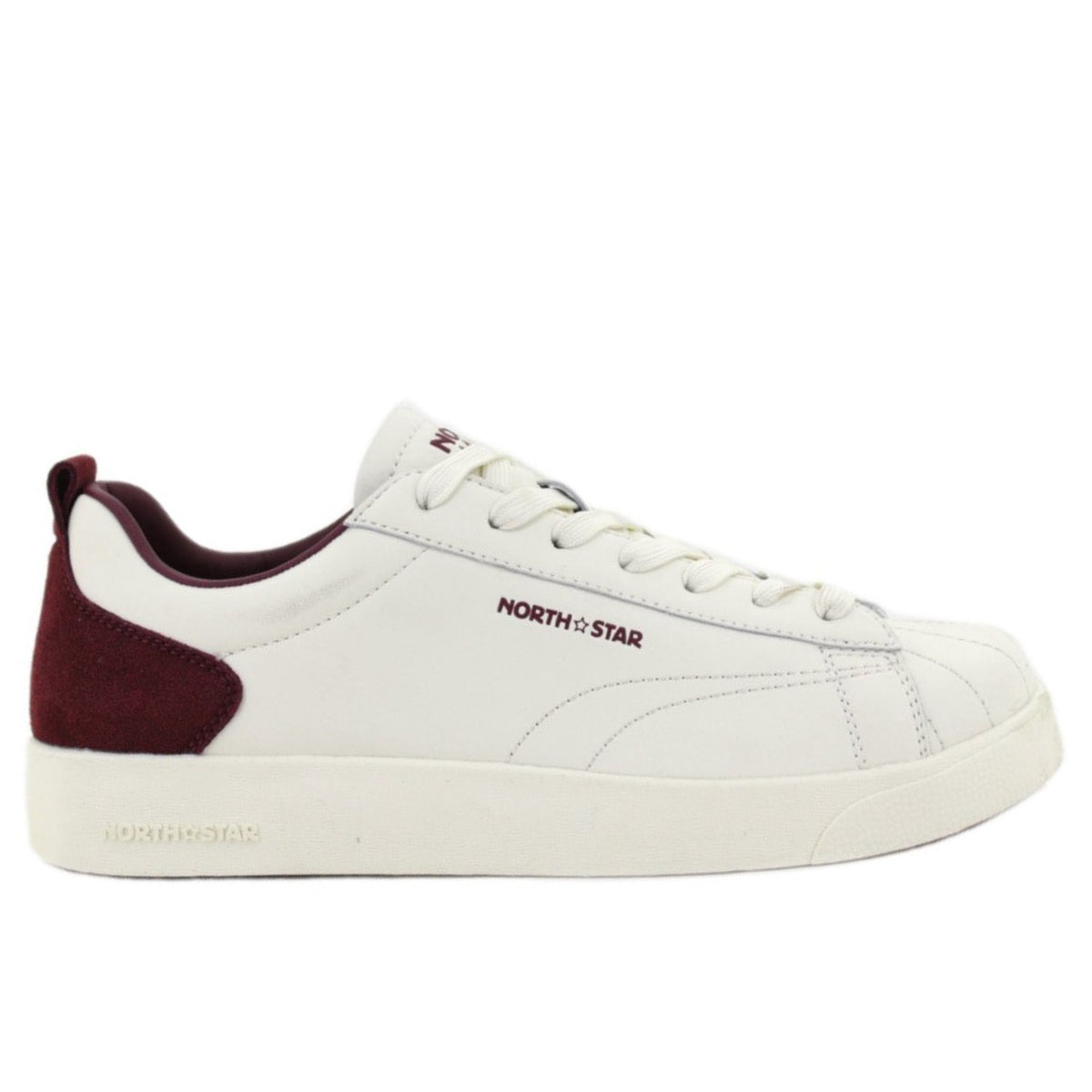 Northstar Court 76 Beige Red Sneakers – view 1