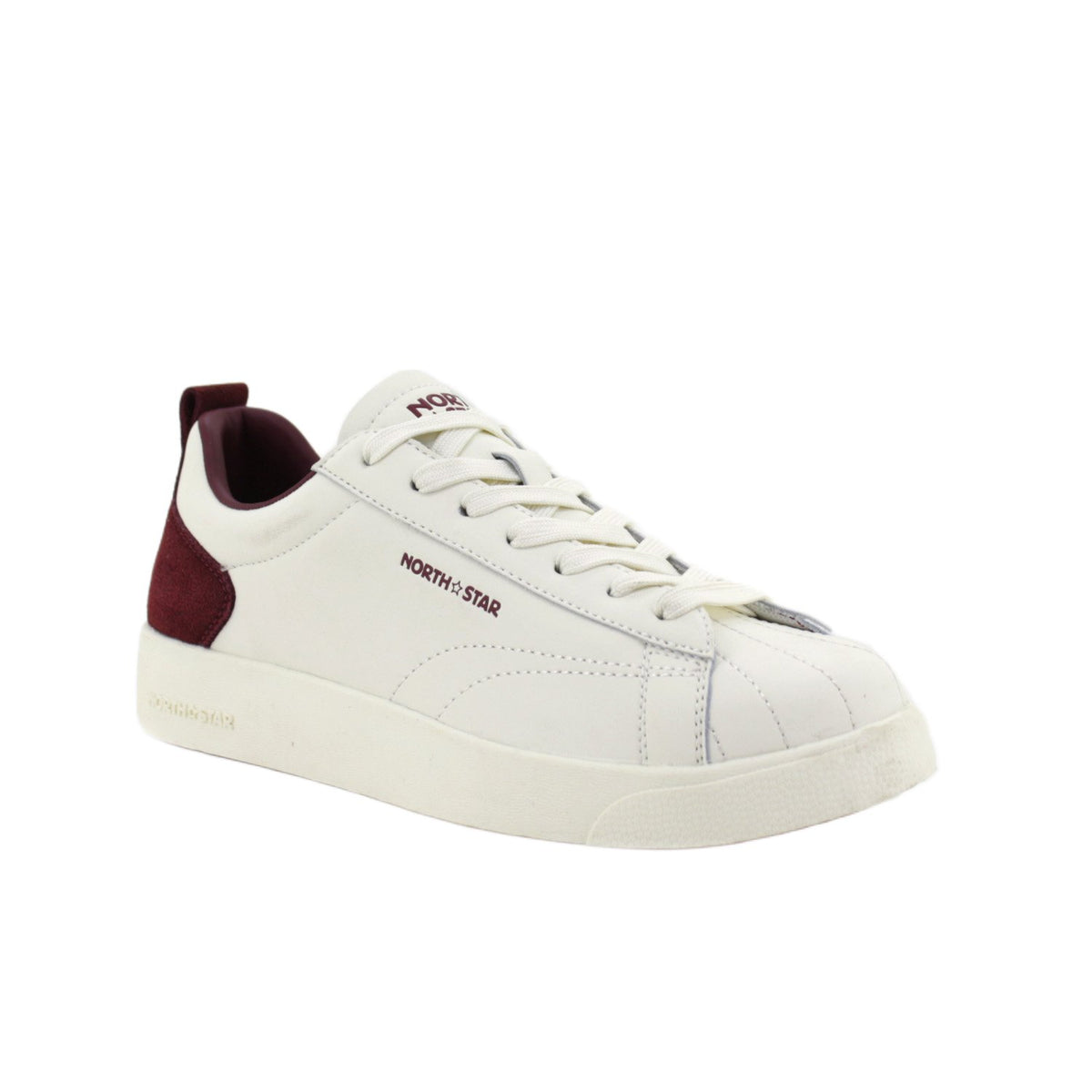 Northstar Court 76 Beige Red Sneakers – view 2