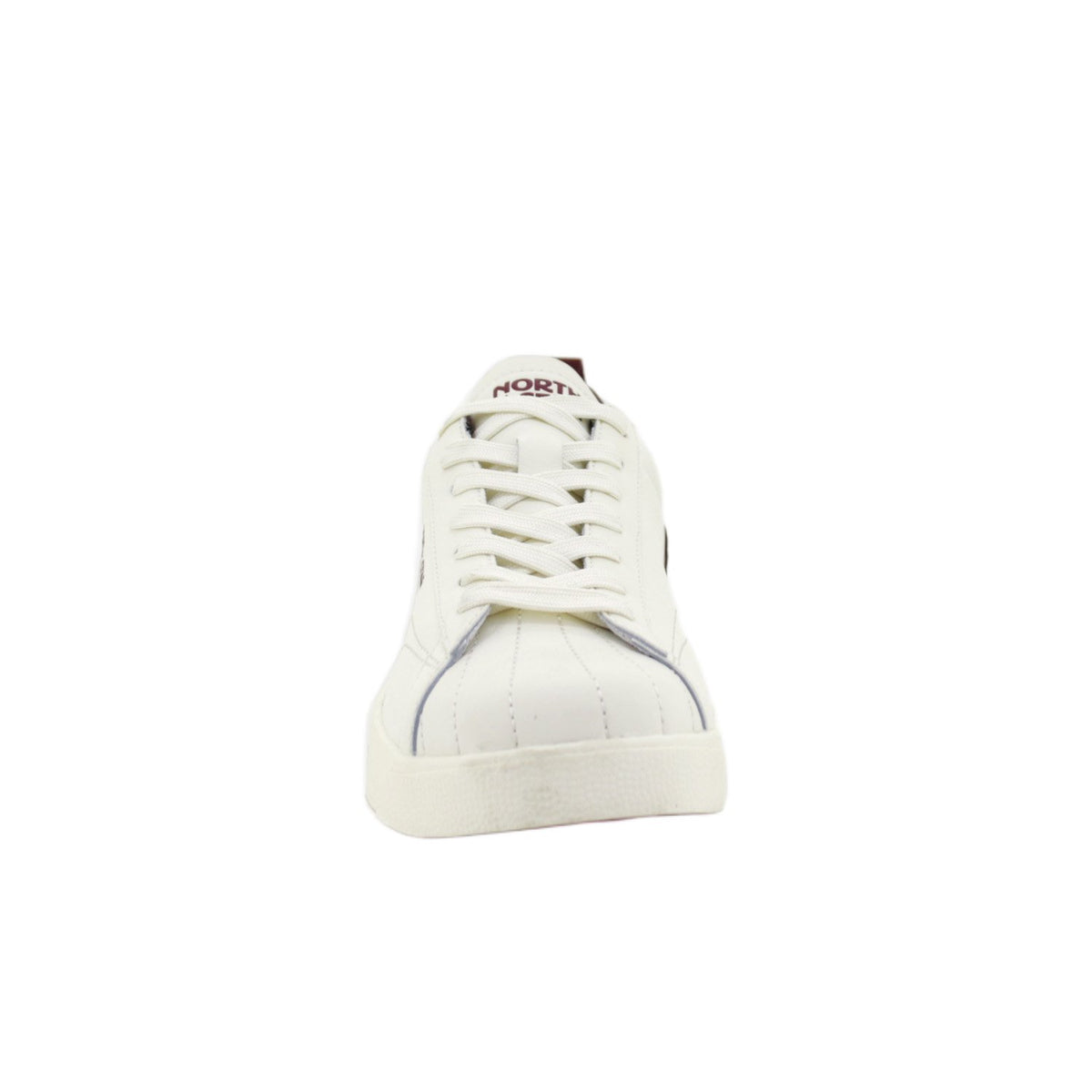 Northstar Court 76 Beige Red Sneakers – view 3