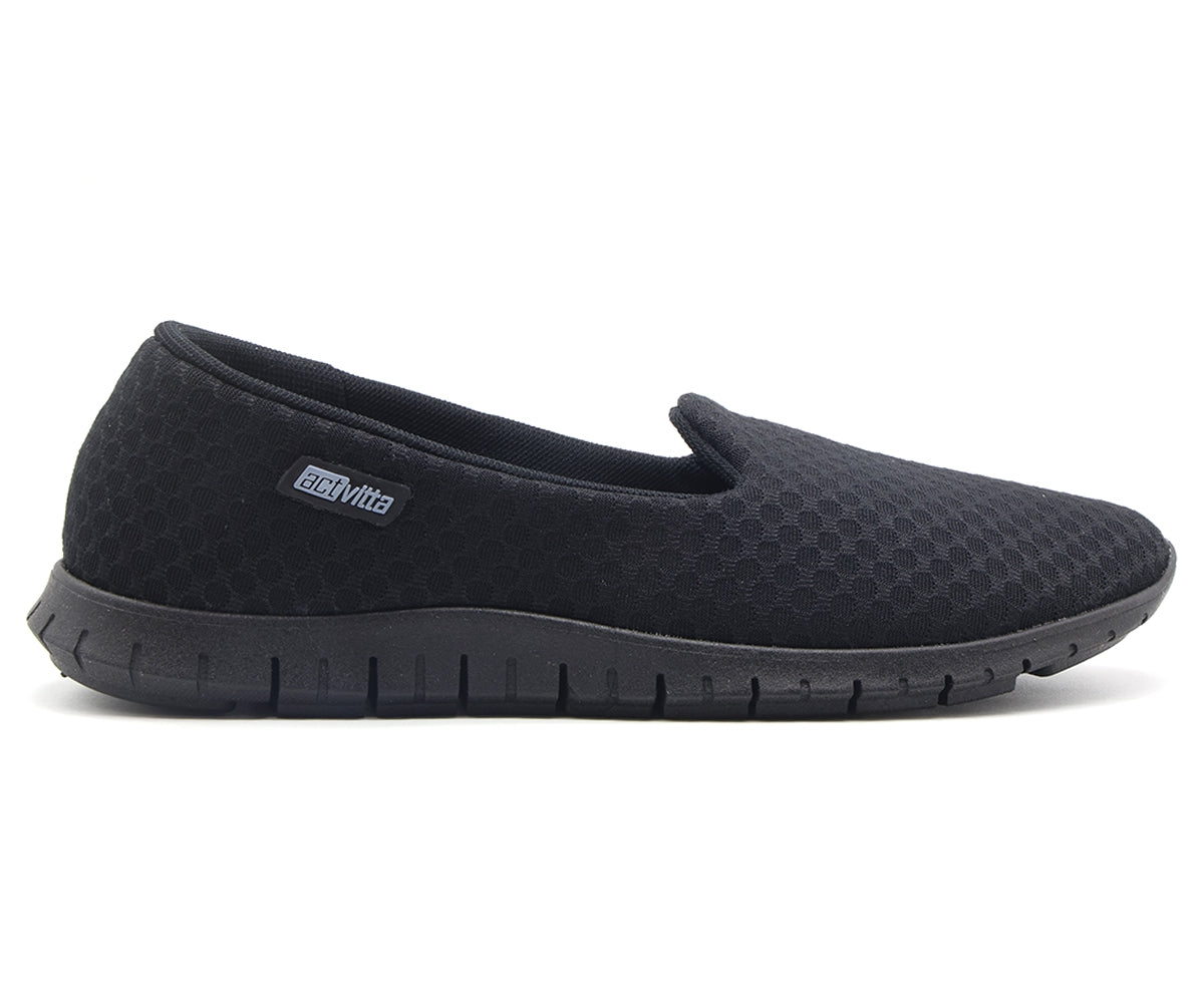 actvitta all black walking shoe