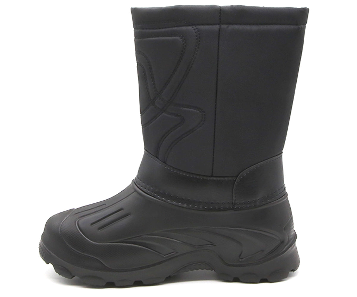 black snowboot