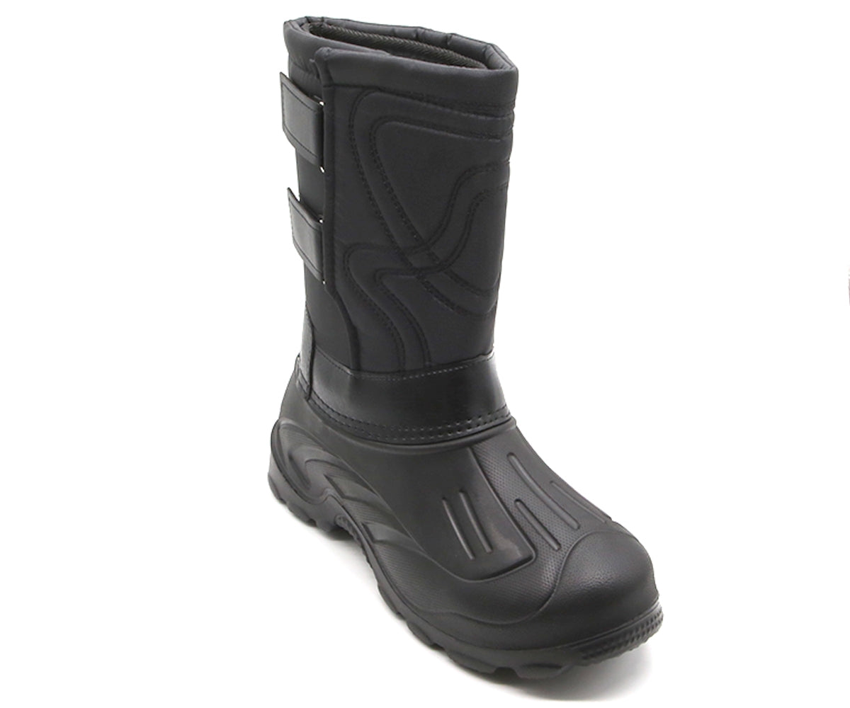black snowboot