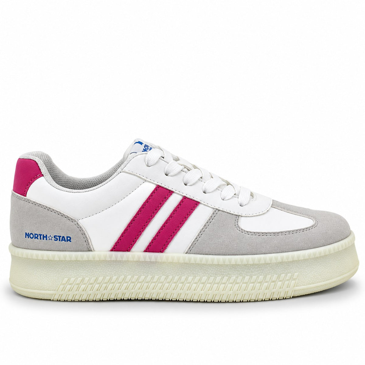 Northstar Kyer White Fuchsia Sneakers